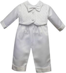 BOYS CHRISTENING W/ VEST